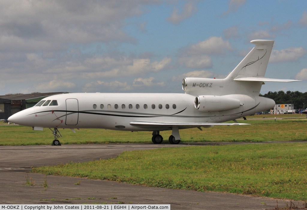 M-ODKZ, 2001 Dassault Falcon 900EX C/N 86, Parked at CTC