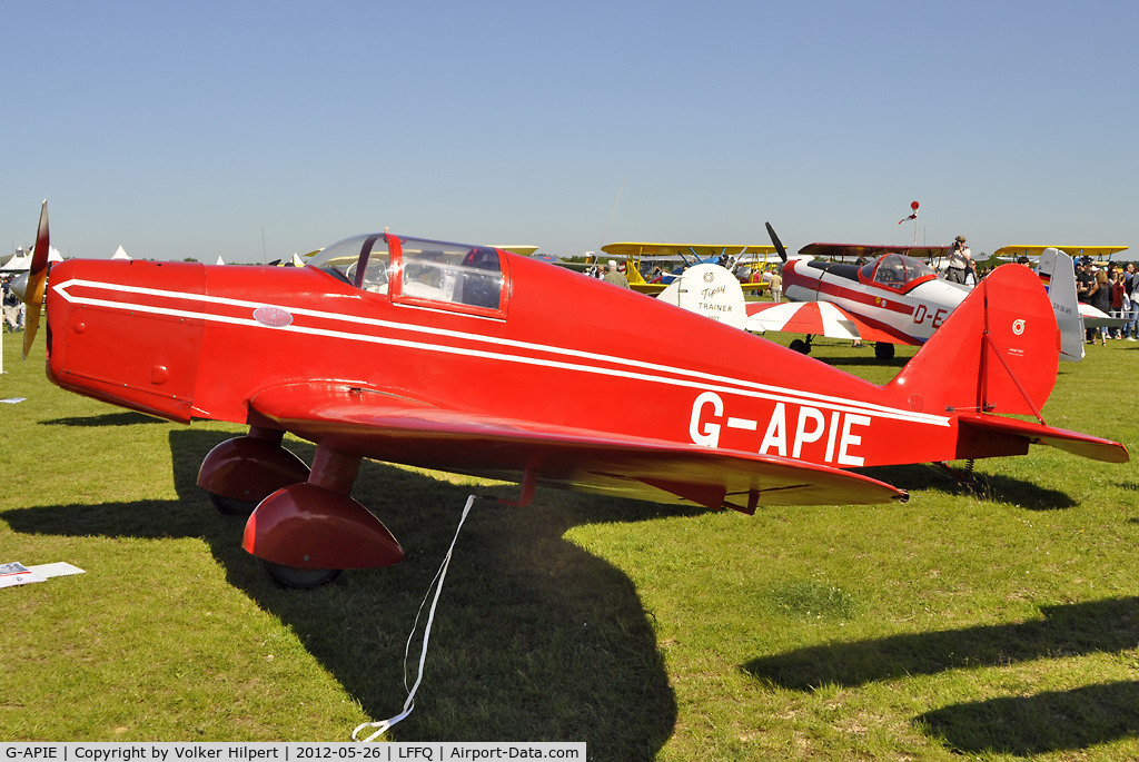 G-APIE, 1958 Tipsy Belfair C/N 535, at lffq