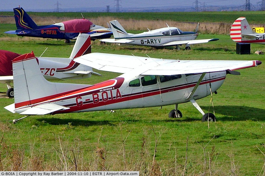 G-BOIA, 1980 Cessna 180K Skywagon C/N 18053121, Cessna 180K Skywagon 180 [180-53121] Elstree~G 10/11/2004
