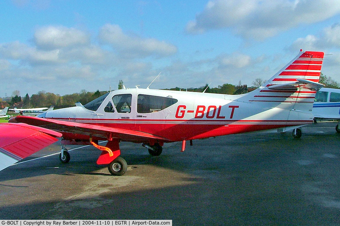 G-BOLT, 1978 Rockwell Commander 114 C/N 14428, Rockwell Commander 114 [14428] Elstree~G 10/11/2004