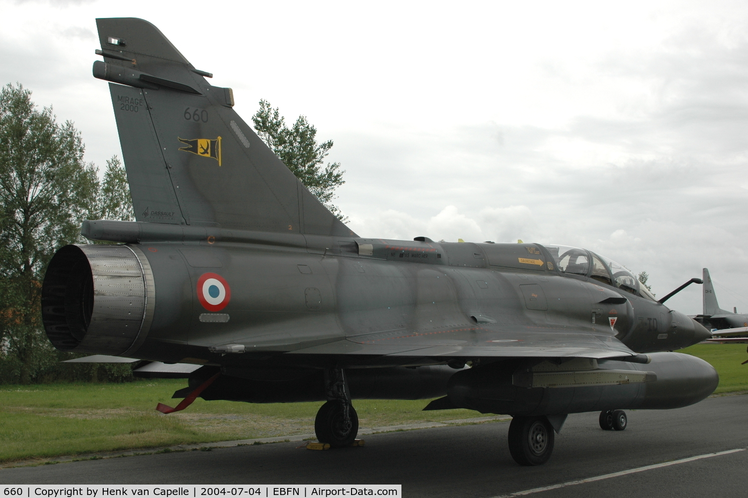 660, Dassault Mirage 2000D C/N 534, French Air Force Dassault Mirage 2000D 3-ID of EC01.003 