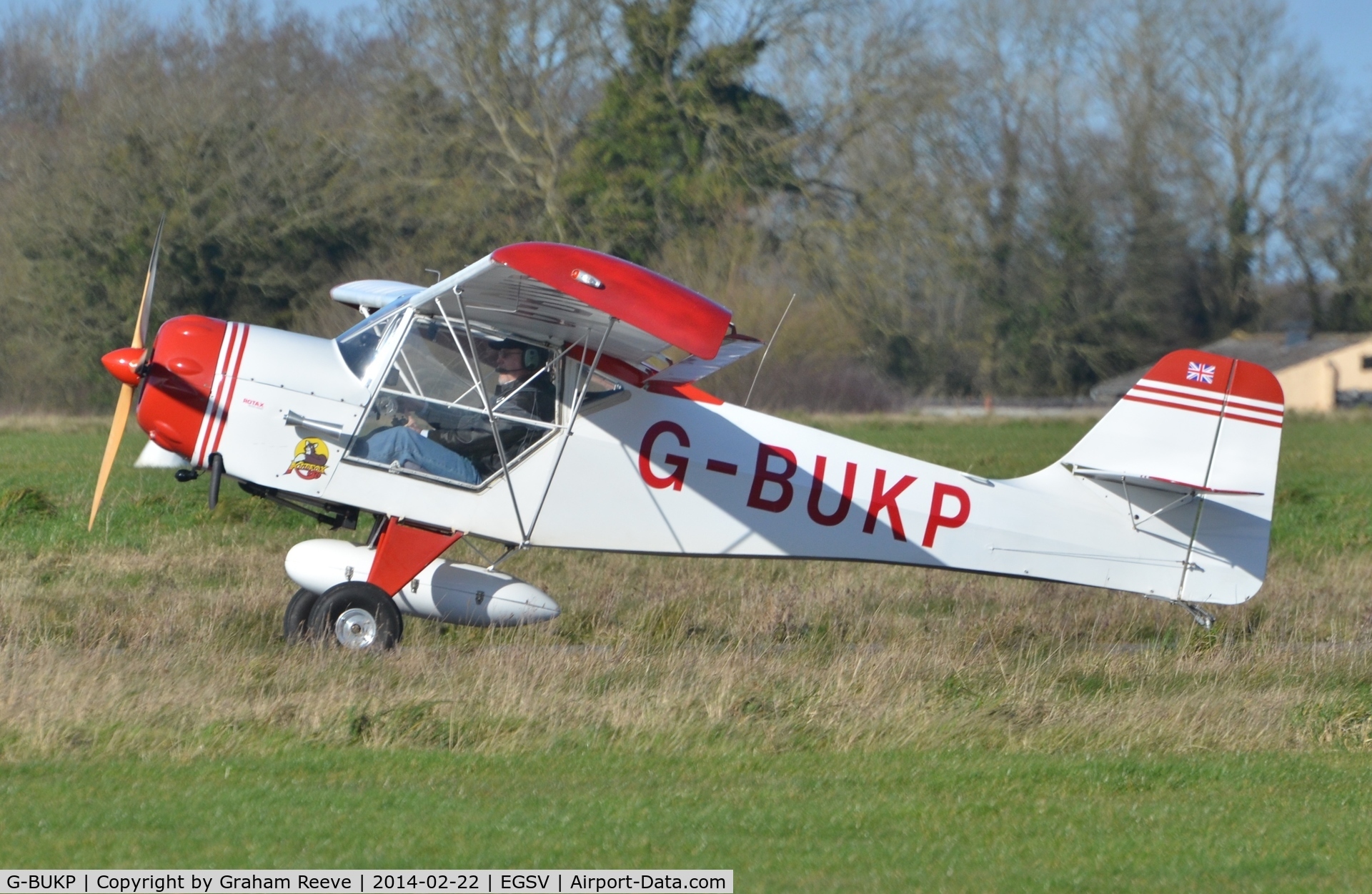 G-BUKP, 1992 Denney Kitfox MK2 C/N PFA 172-12301, Just landed.