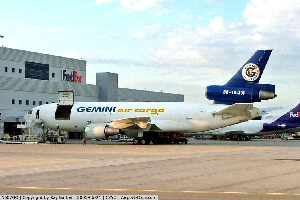 N607GC, 1978 McDonnell Douglas DC-10-30 C/N 46978, McDonnell Douglas DC-10-30F [46978] (Gemini Air Cargo) Totonto~C 21/06/2005