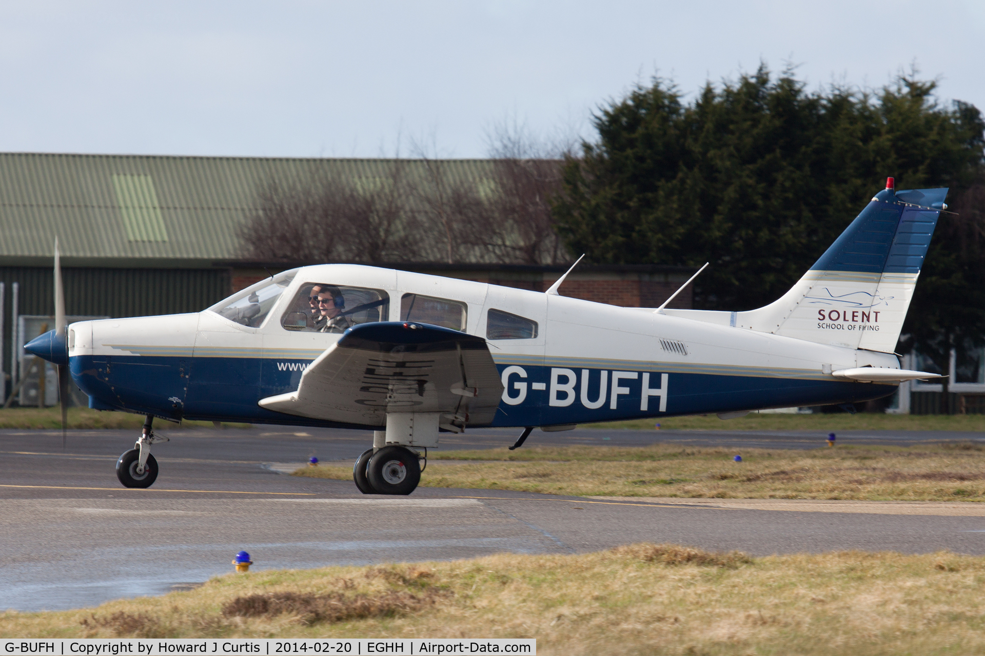 G-BUFH, 1984 Piper PA-28-161 Warrior II C/N 28-8416076, A resident here.