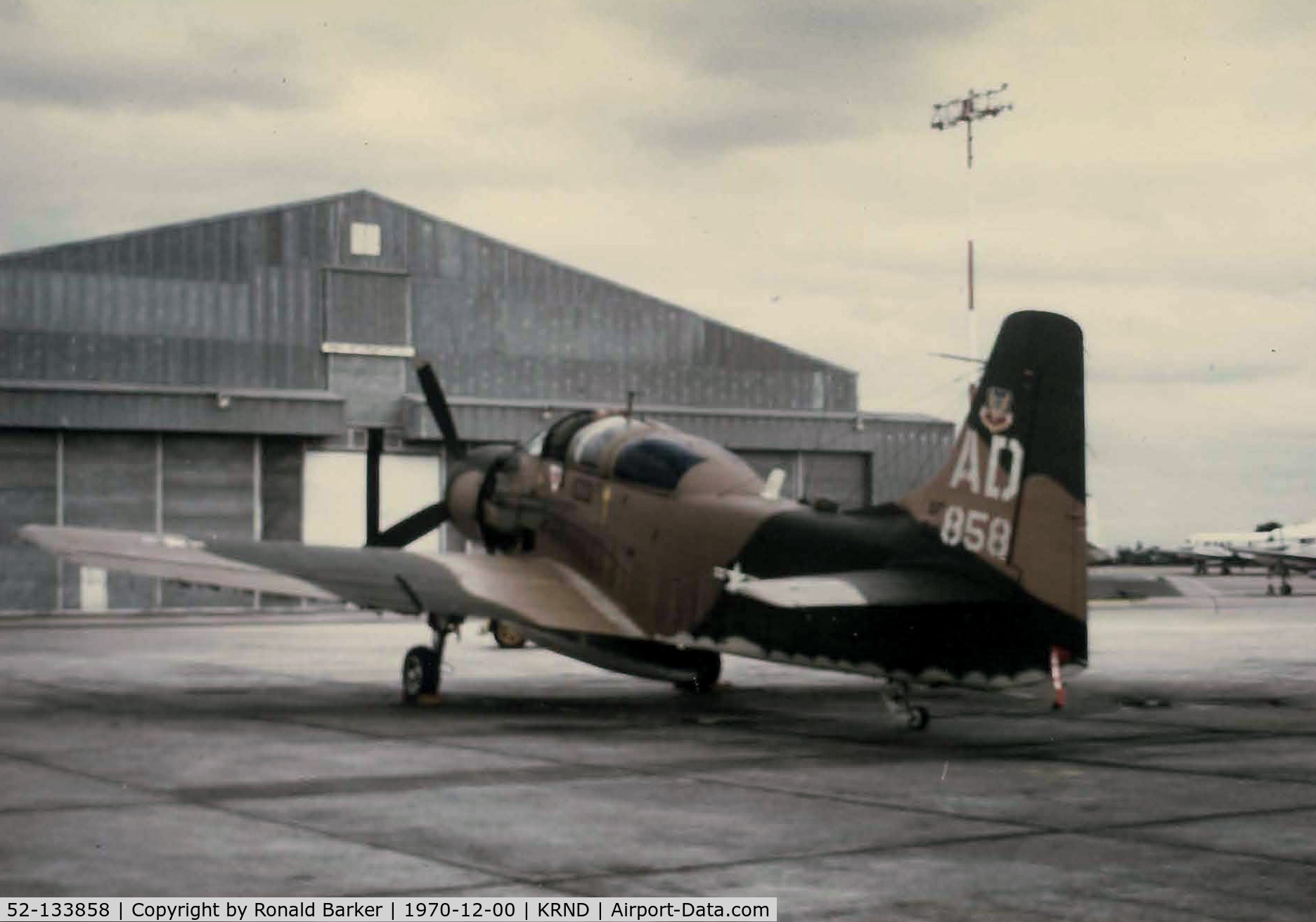 52-133858, Douglas A-1E Skyraider C/N 9547, Visit to Randolph