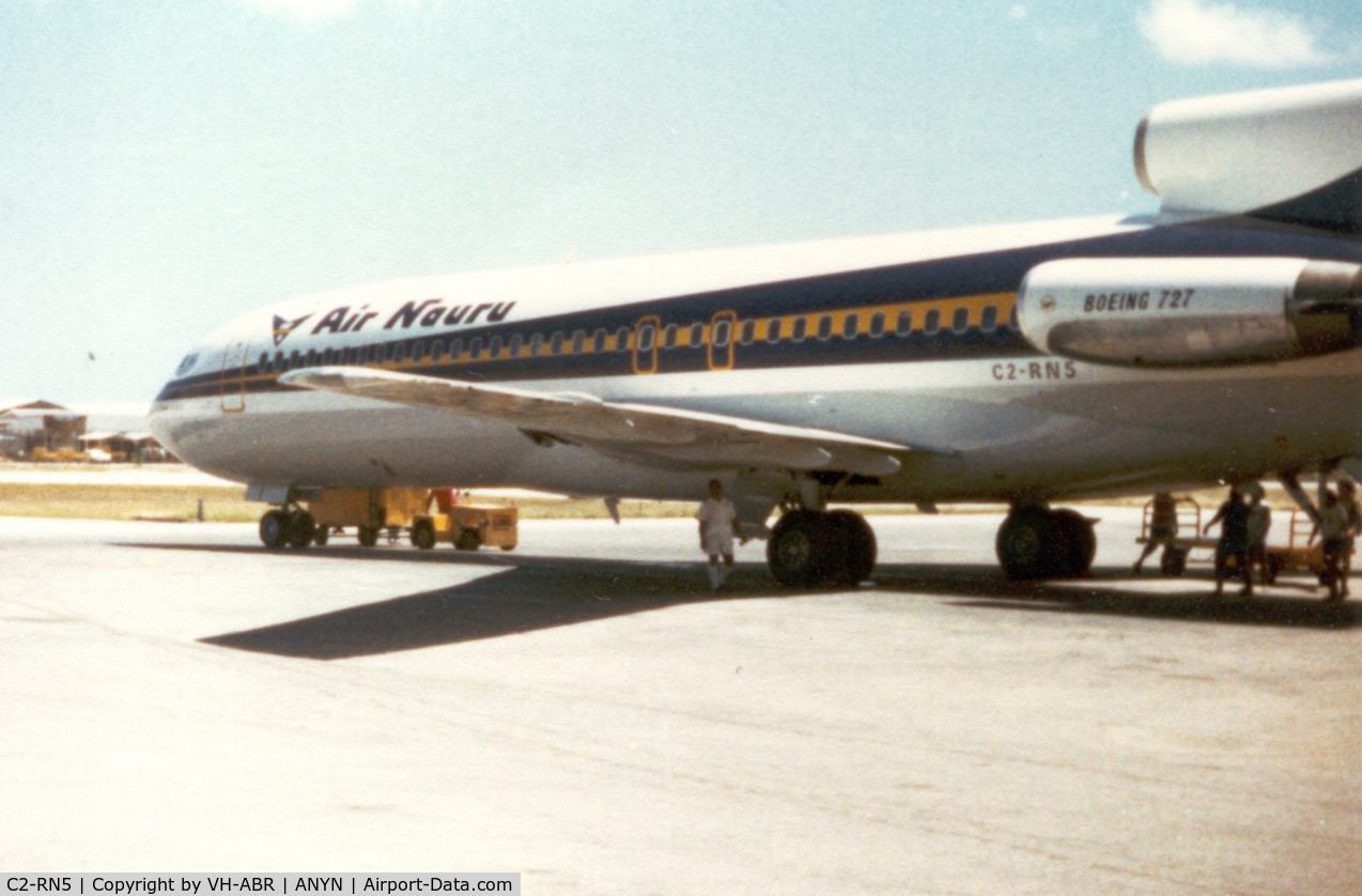 C2-RN5, 1966 Boeing 727-95 C/N 19252, Nauru tarmac