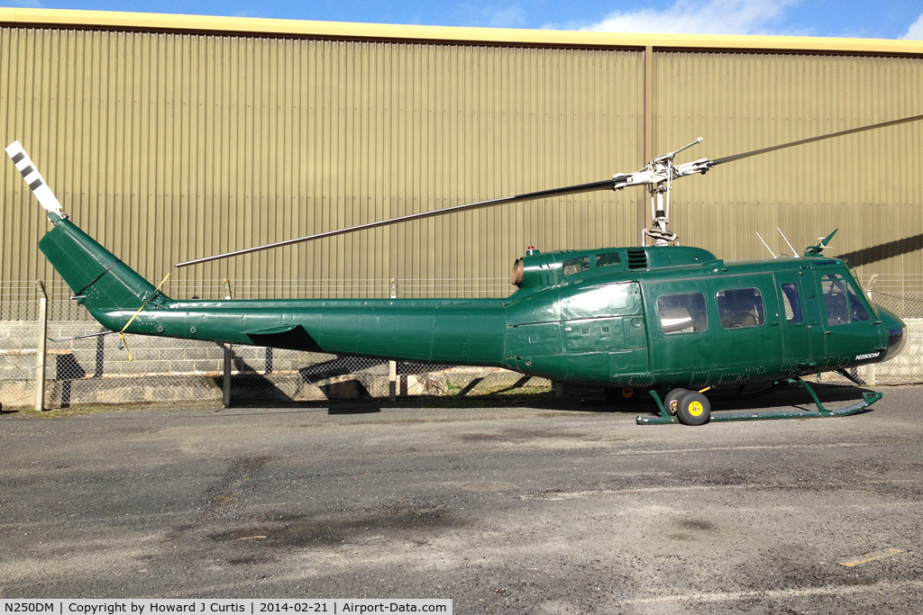 N250DM, 1966 Bell UH-1D Iroquois C/N 5808, Privately owned, ex US Army. Sparkford, Somerset.