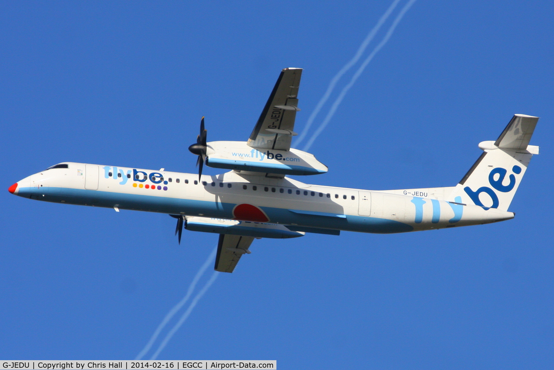 G-JEDU, 2004 De Havilland Canada DHC-8-402Q Dash 8 C/N 4089, flybe