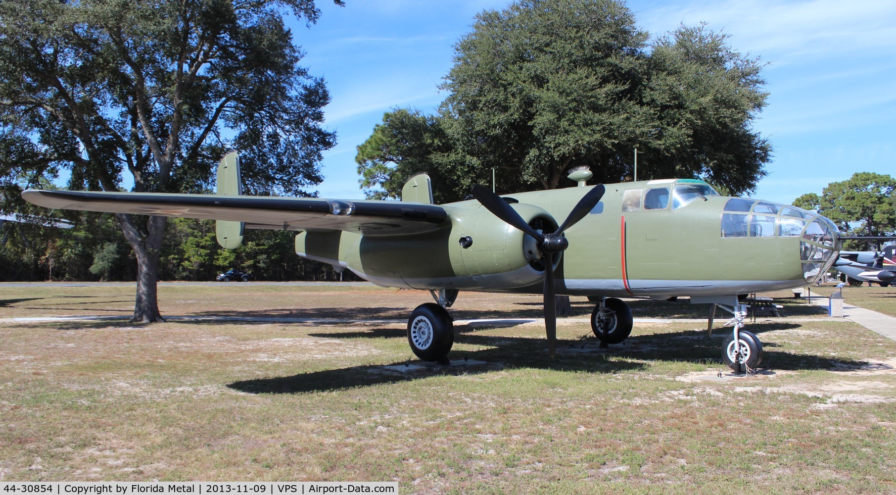 44-30854, 1944 North American TB-25N-25/27-NC Mitchell C/N 108-34129, TB-25N Mitchell at USAF Armament Museum