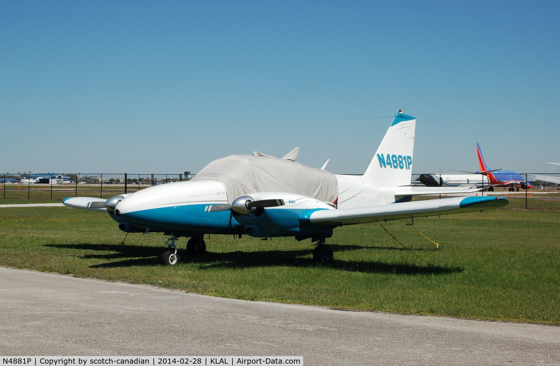 N4881P, 1961 Piper PA-23-250 Aztec C/N 27-462, 1961 Piper PA-23-250, N4881P, at Lakeland Linder Regional Airport, Lakeland, FL