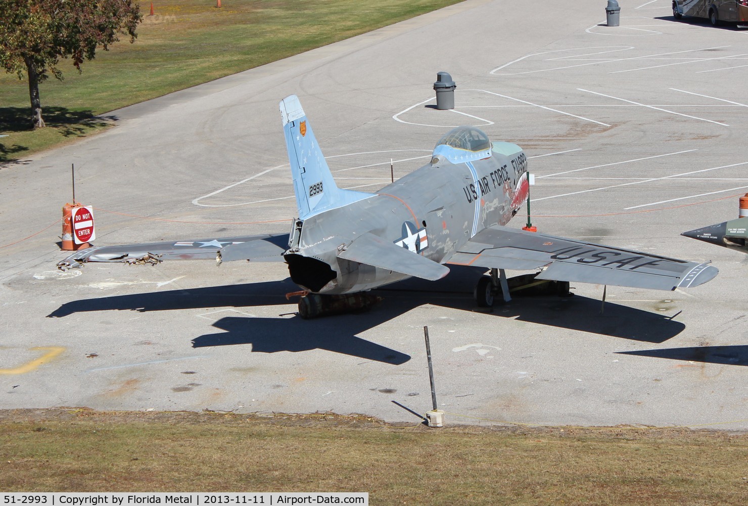 51-2993, North American F-86L Sabre C/N 177-50, F-86L Sabre at Battleship Alabama Museum