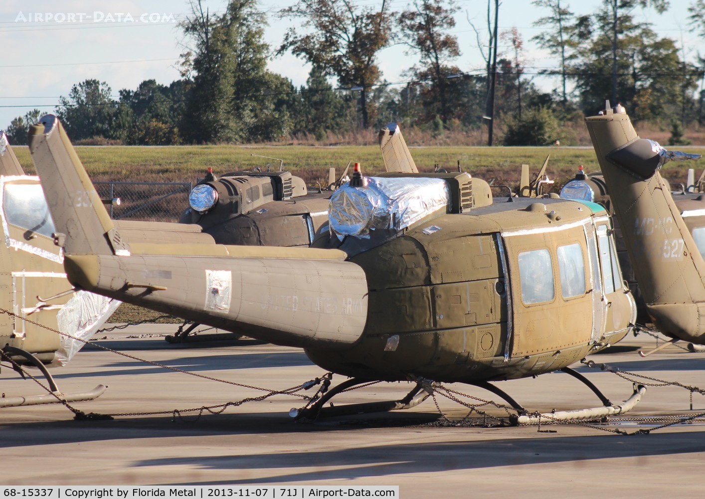 68-15337, 1968 Bell UH-1H-BF Iroquois C/N 10267, UH-1H in storage