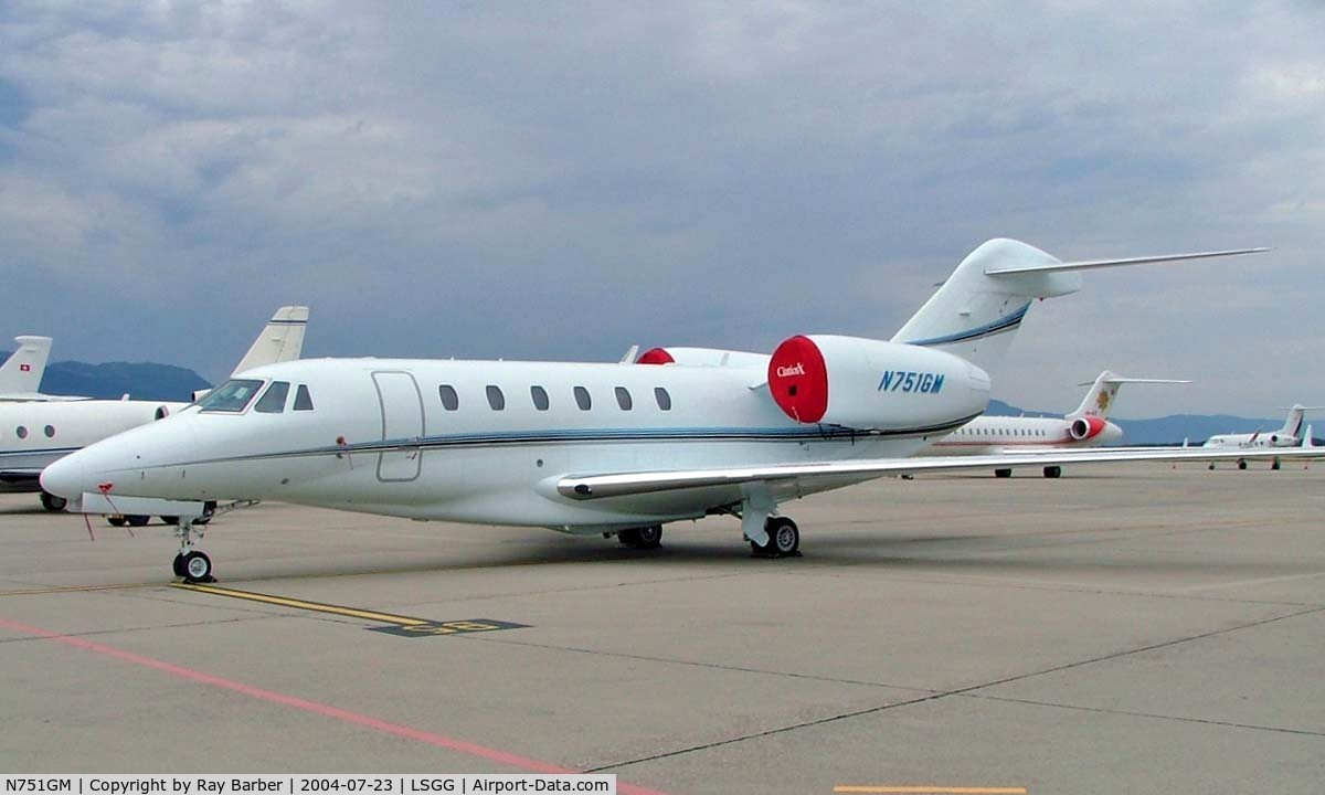 N751GM, 2003 Cessna 750 Citation X C/N 750-0207, Cessna Citation X [750-0207] Geneva~H 23/07/2004