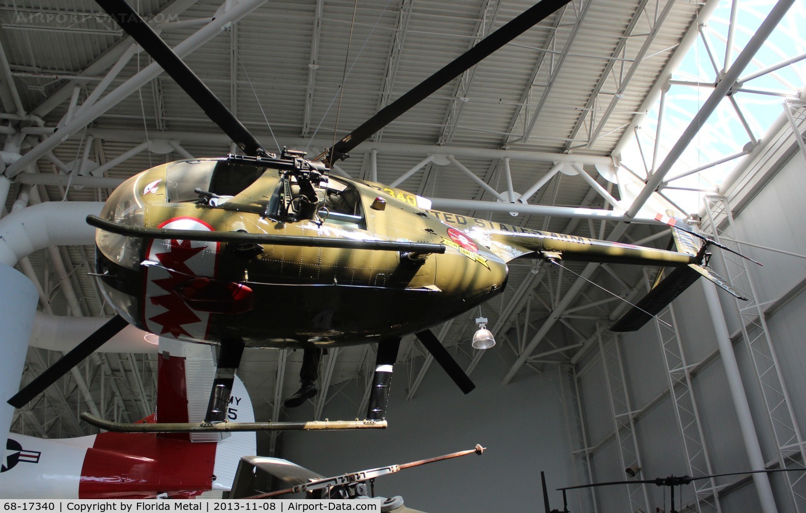 68-17340, 1968 Hughes OH-6A Cayuse C/N 1300, OH-6A at Army Aviation museum