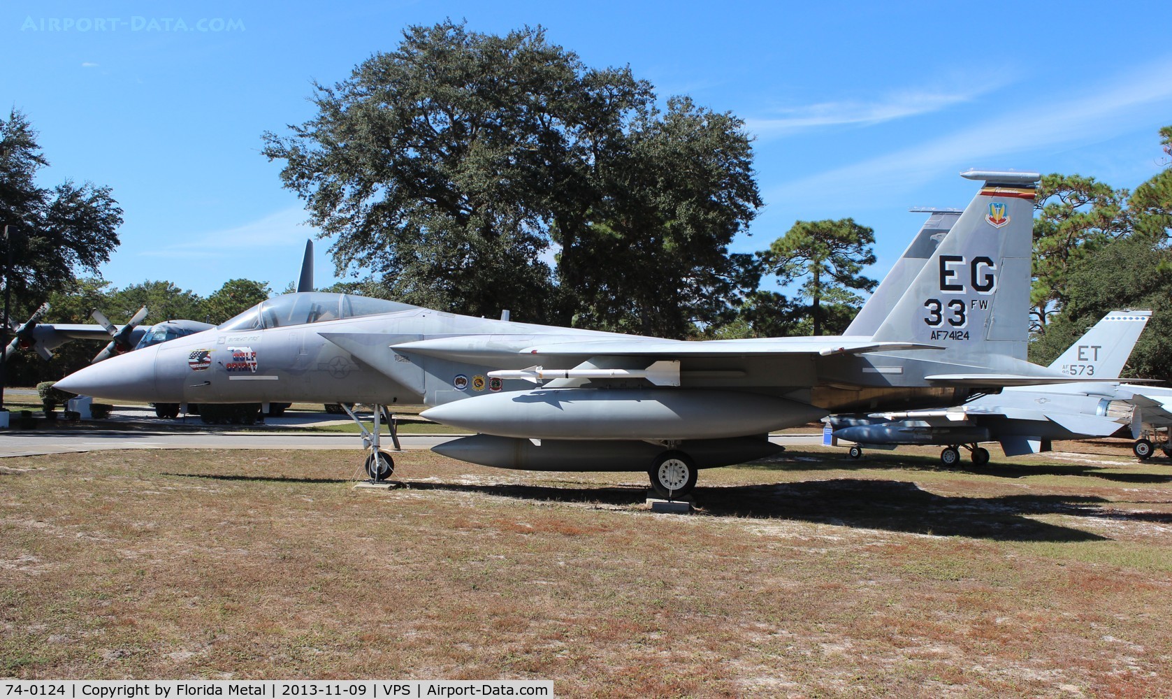 74-0124, McDonnell Douglas F-15A Eagle C/N 0100/A085, F-15 at USAF Armament Museum