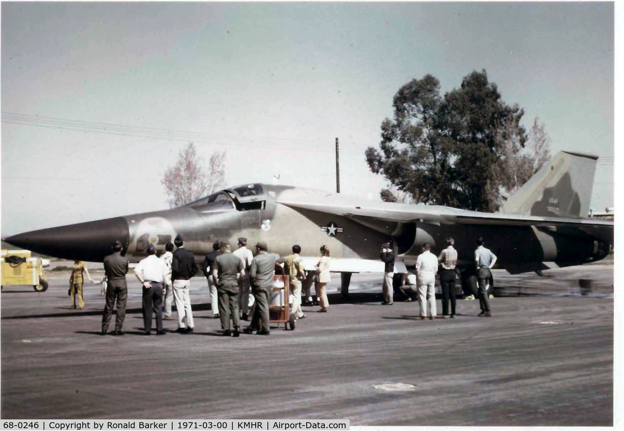 68-0246, 1968 General Dynamics FB-111A C/N B1-17, On display Mather