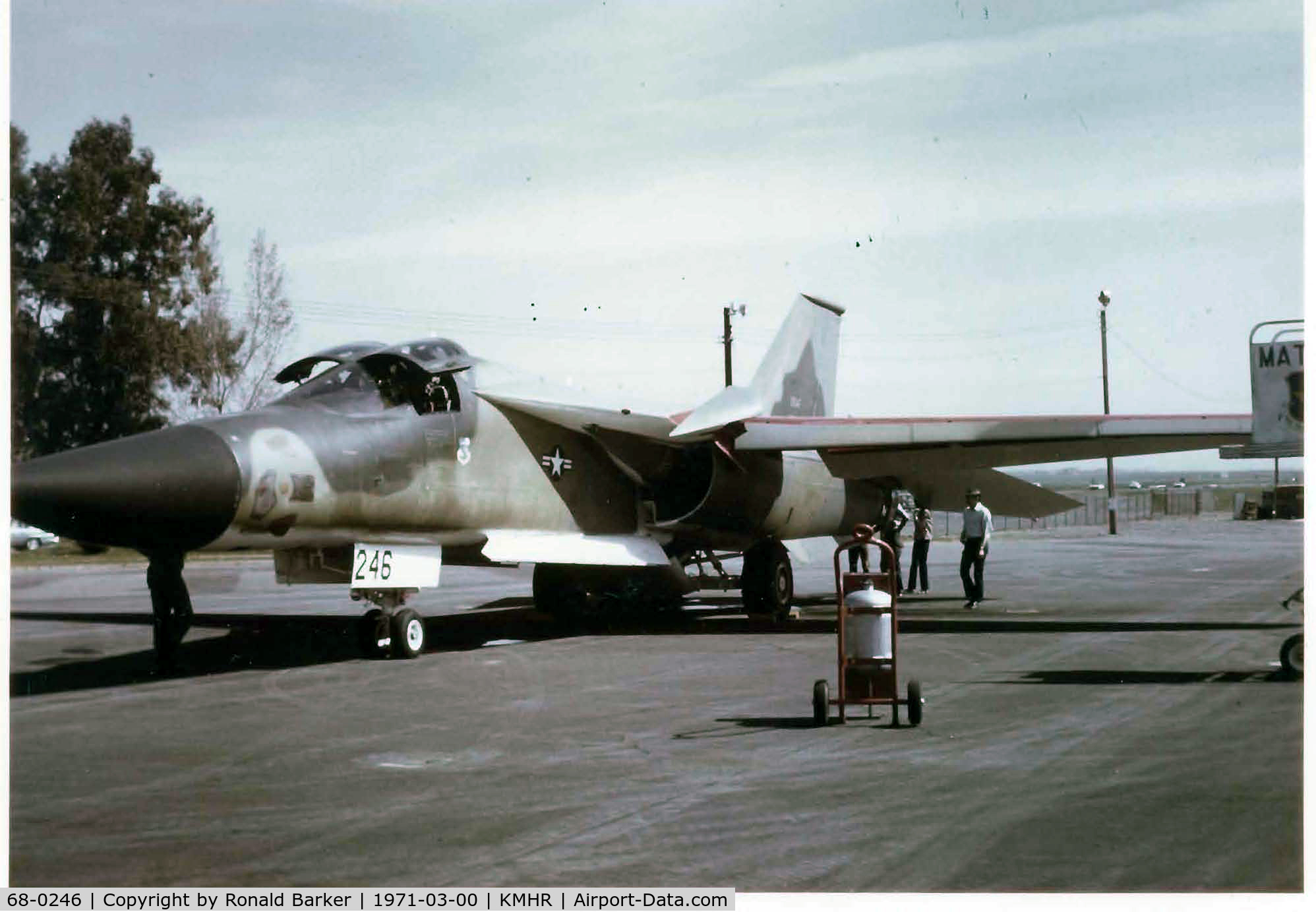68-0246, 1968 General Dynamics FB-111A C/N B1-17, On the ramp Mather