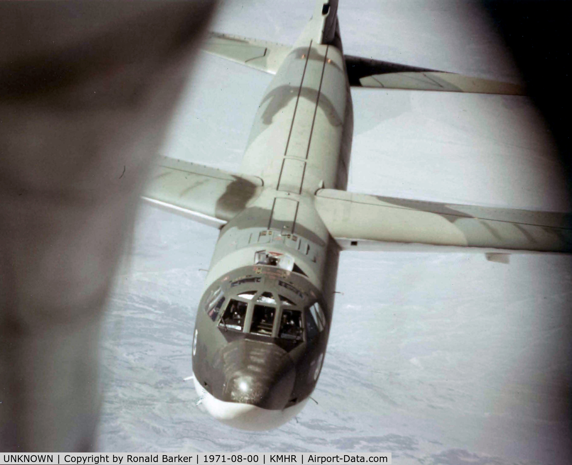 UNKNOWN, Boeing B-52G Stratofortress C/N Unknown, Air refueling a B-52G