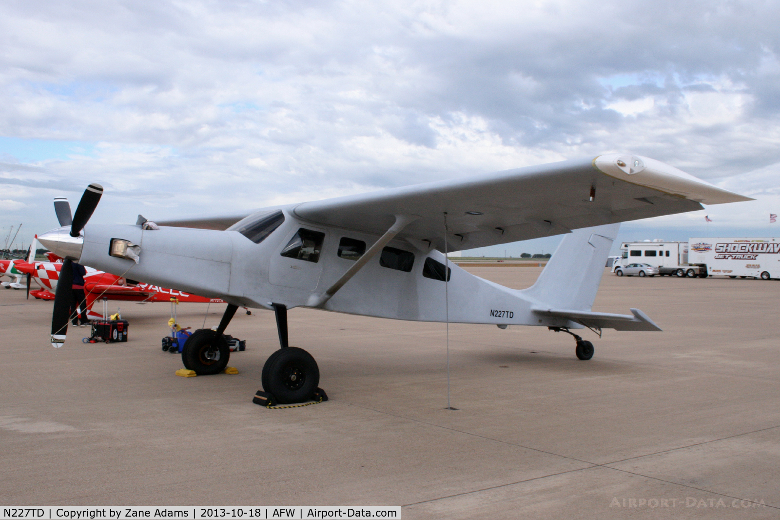 N227TD, Aerocomp Comp Air 8 C/N 998223, At the 2013 Alliance Airshow - Fort Worth, TX