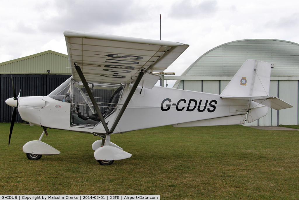 G-CDUS, 2006 Skyranger 912S(1) C/N BMAA/HB/490, Skyranger 912S(1), Fishburn Airfield UK, Mar 1st 2014.