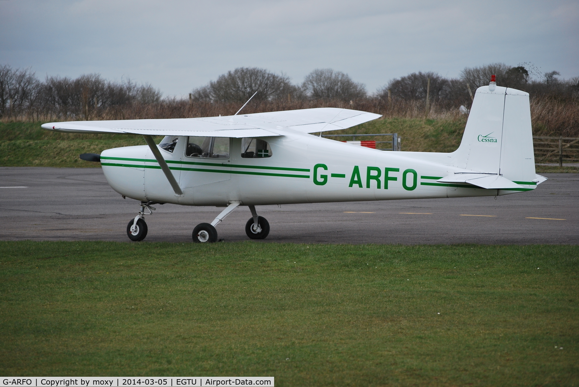 G-ARFO, 1961 Cessna 150A C/N 15059174, Smart Cessna 150A at Dunkeswell. Ex N7074X