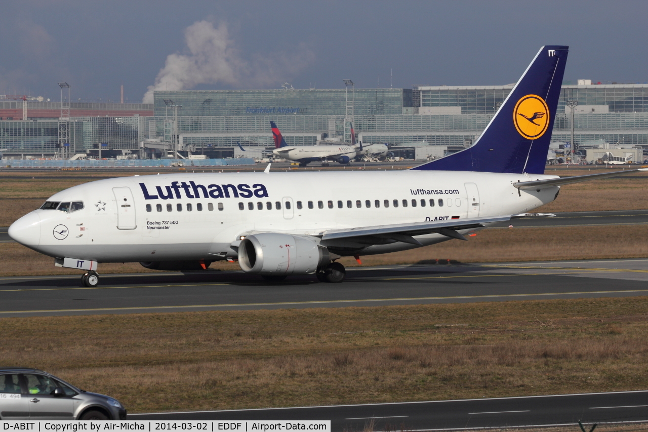 D-ABIT, 1991 Boeing 737-530 C/N 24943, Lufthansa