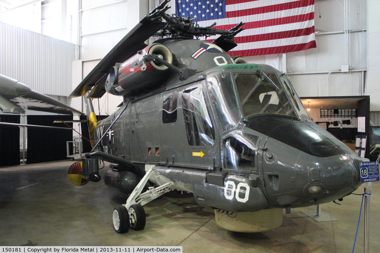 150181, Kaman SH-2F Seasprite C/N 131, Kaman SH-2F Seasprite at Battleship Alabama