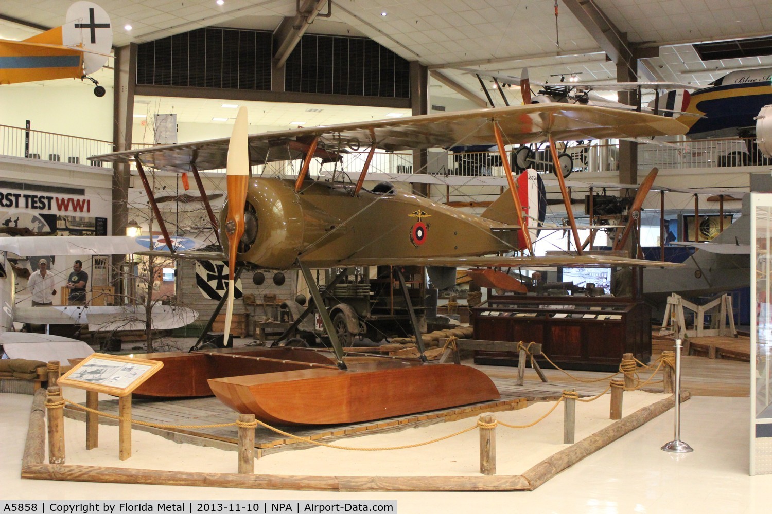 A5858, 1918 Thomas-Morse S-4C-1 Scout C/N 235, Thomas Morse S-4C-1