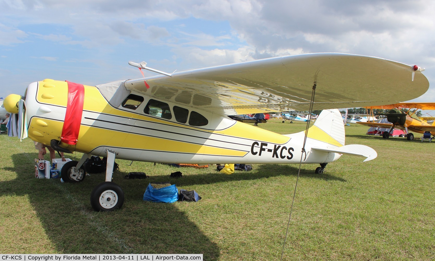 CF-KCS, 1947 Cessna 195 C/N 7034, Cessna 195