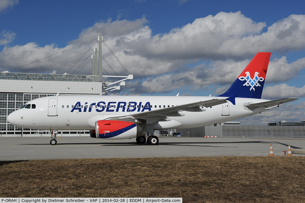 F-ORAH, 2004 Airbus A319-132 C/N 2277, Air Serbia Airbus 319