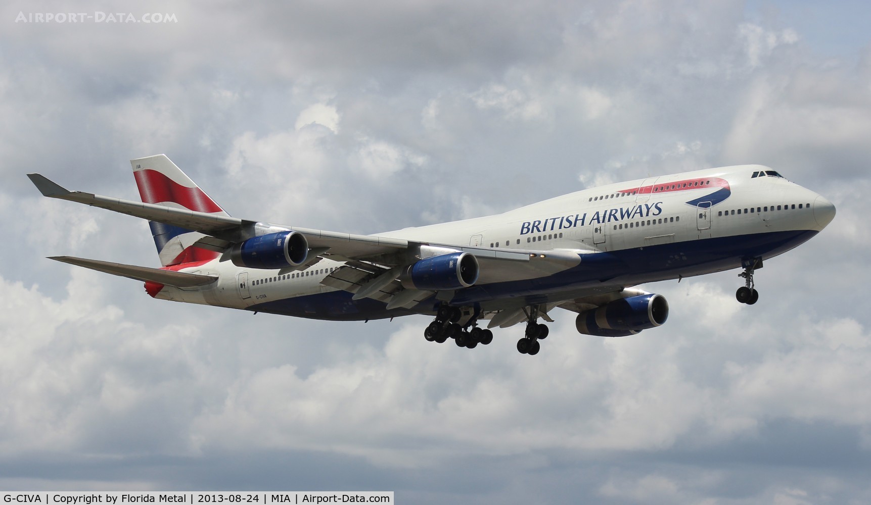 G-CIVA, 1993 Boeing 747-436 C/N 27092, British 747-400