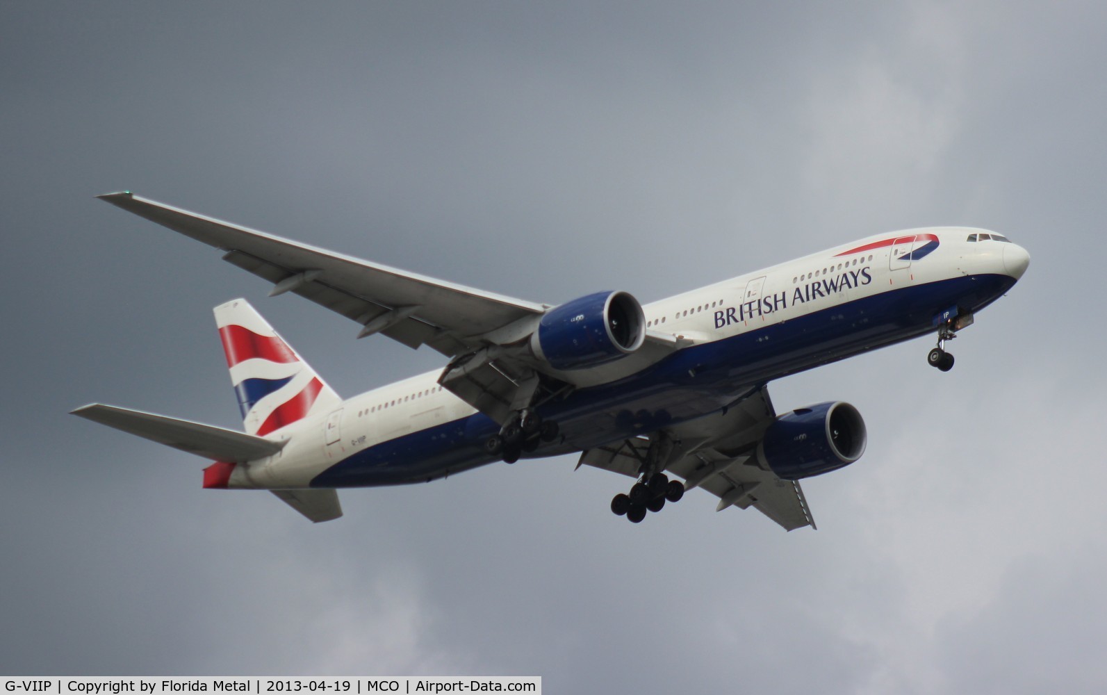 G-VIIP, 1999 Boeing 777-236 C/N 29321, British 777-200