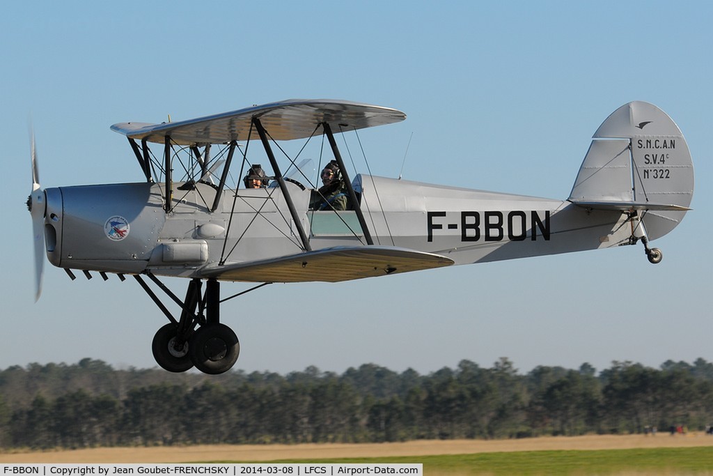 F-BBON, Stampe-Vertongen SV-4C C/N 322, take off