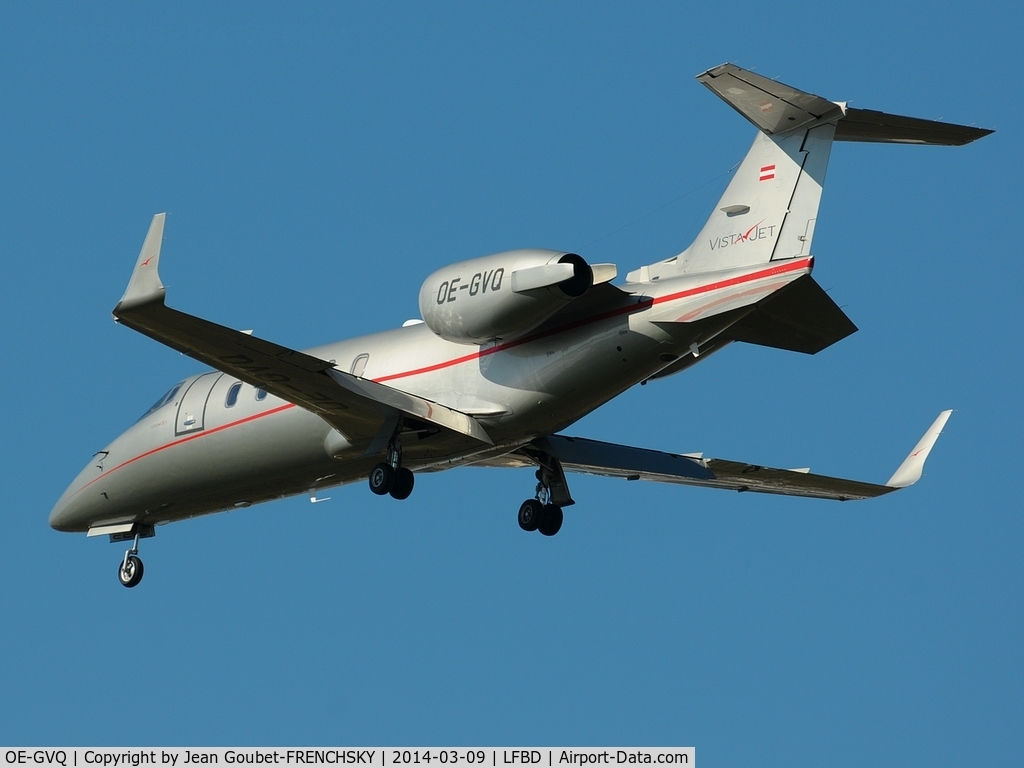 OE-GVQ, Learjet 60 C/N 60-409, Vista Jet landing 23