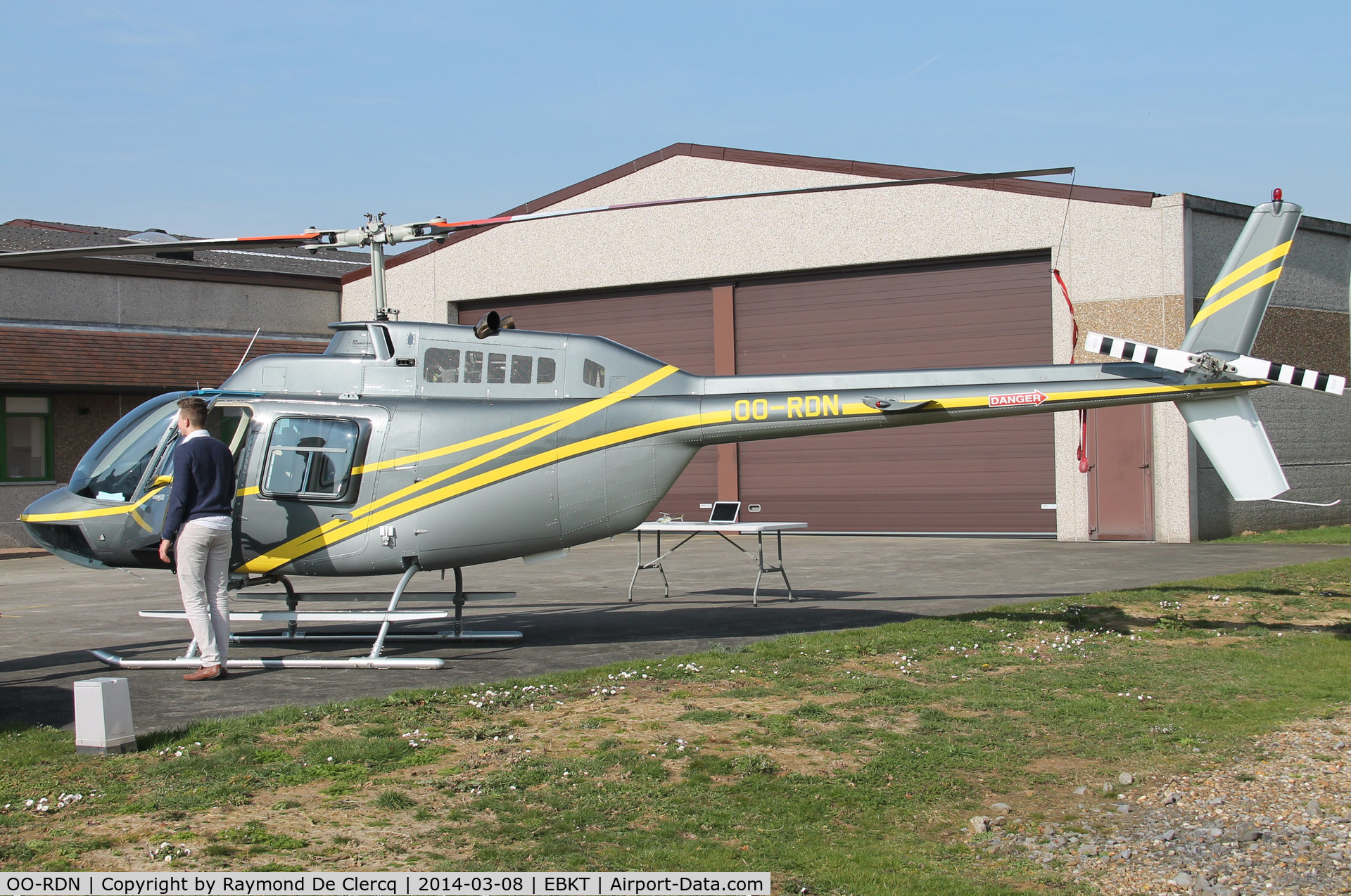 OO-RDN, 2005 Bell 206B-3 JetRanger III C/N 4589, Luchtvaartdag 2014