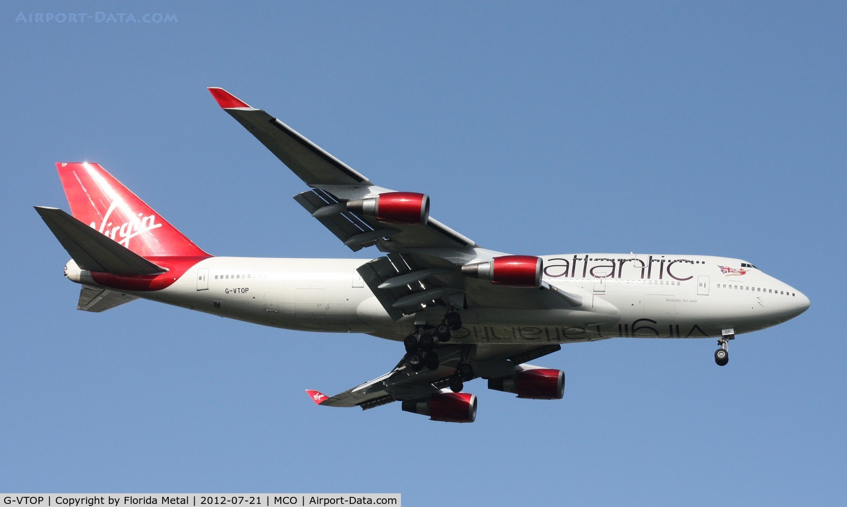 G-VTOP, 1997 Boeing 747-4Q8 C/N 28194, Virgin Atlantic 747-400