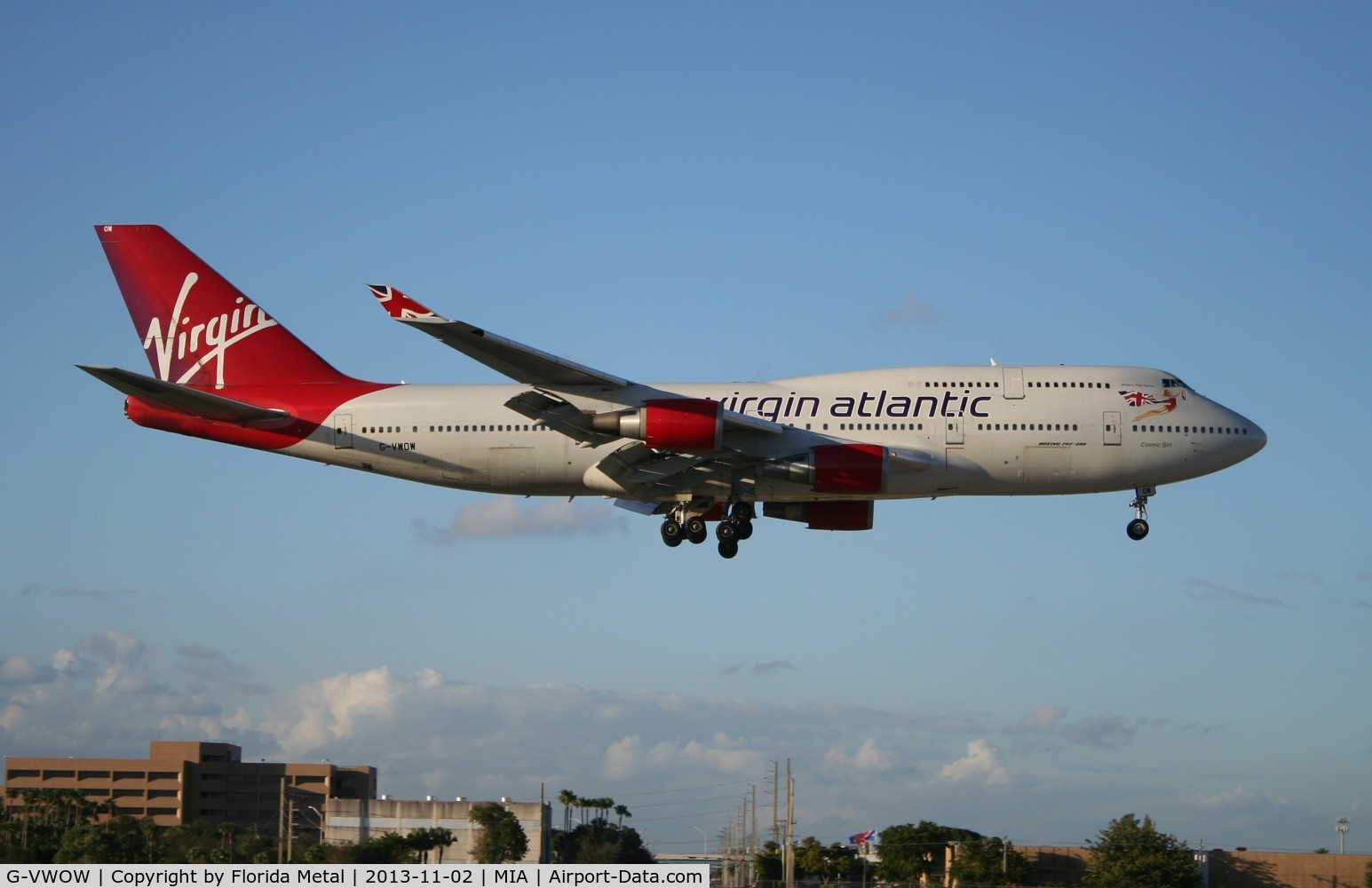 G-VWOW, 2001 Boeing 747-41R C/N 32745, Virgin Atlantic 747-400