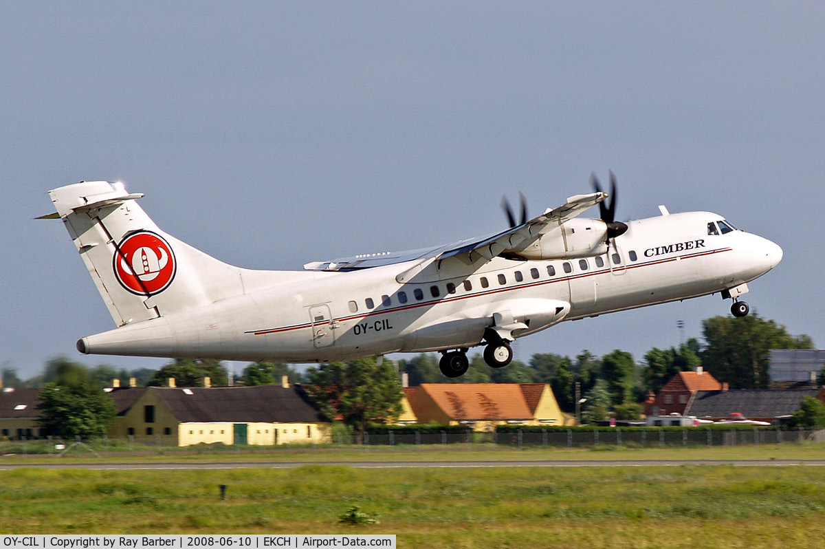 OY-CIL, 1996 ATR 42-500 C/N 514, Aerospatiale ATR-42-512 [514] (Cimber Air) Copenhagen-Kastrup~OY 10/06/2008