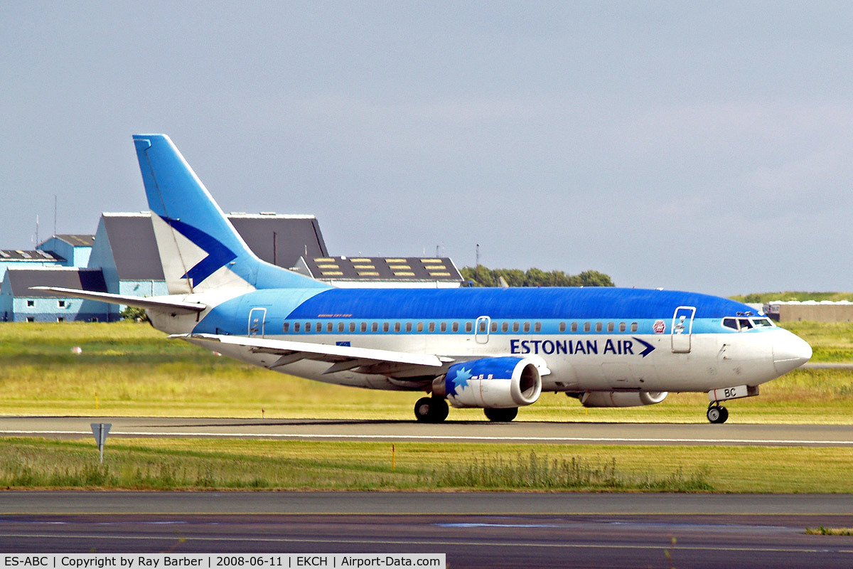 ES-ABC, 1995 Boeing 737-5Q8 C/N 26324, Boeing 737-5Q8 [26324] (Estonian Air) Copenhagen-Kastrup~OY 11/06/2008