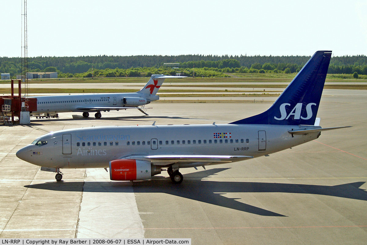 LN-RRP, 1999 Boeing 737-683 C/N 28311, Boeing 737-683 [28311] (SAS Scandinavian Airlines) Stockholm-Arlanda~SE 07/06/2008