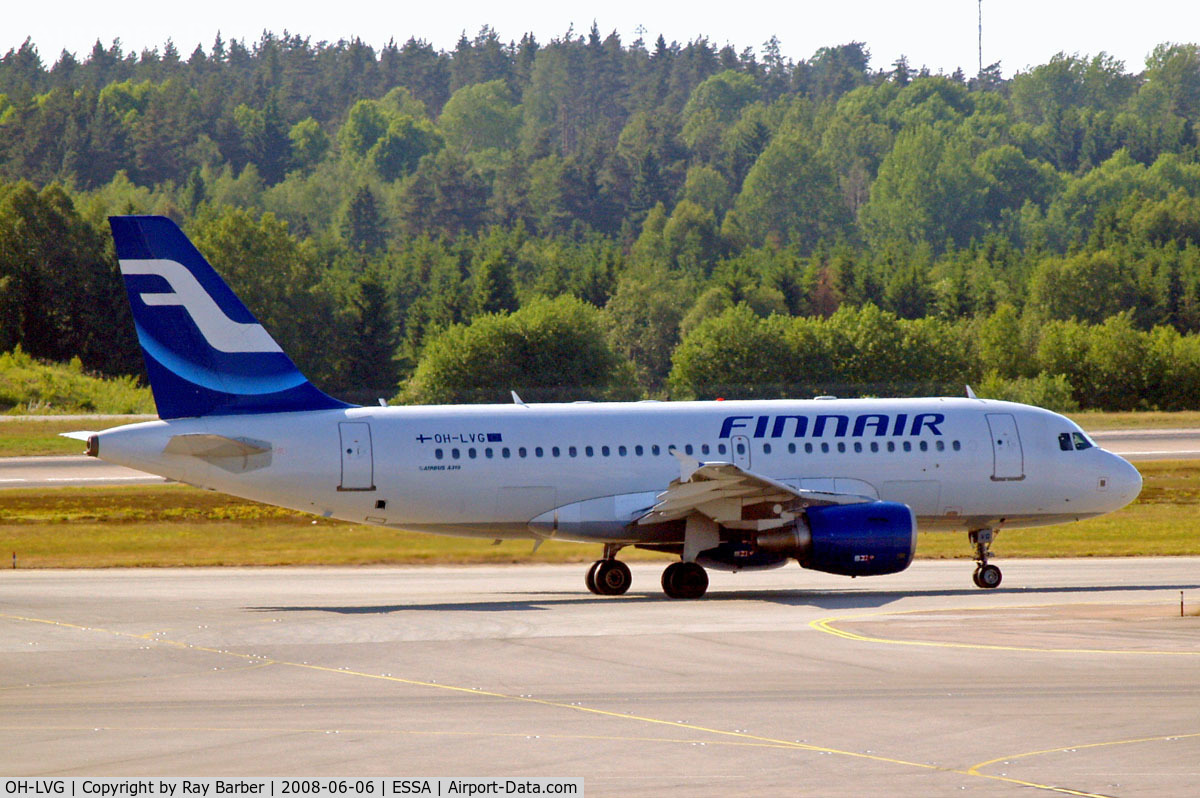 OH-LVG, 2003 Airbus A319-112 C/N 1916, Airbus A319-112 [1916] (Finnair) Stockholm-Arlanda~SE 06/06/2008