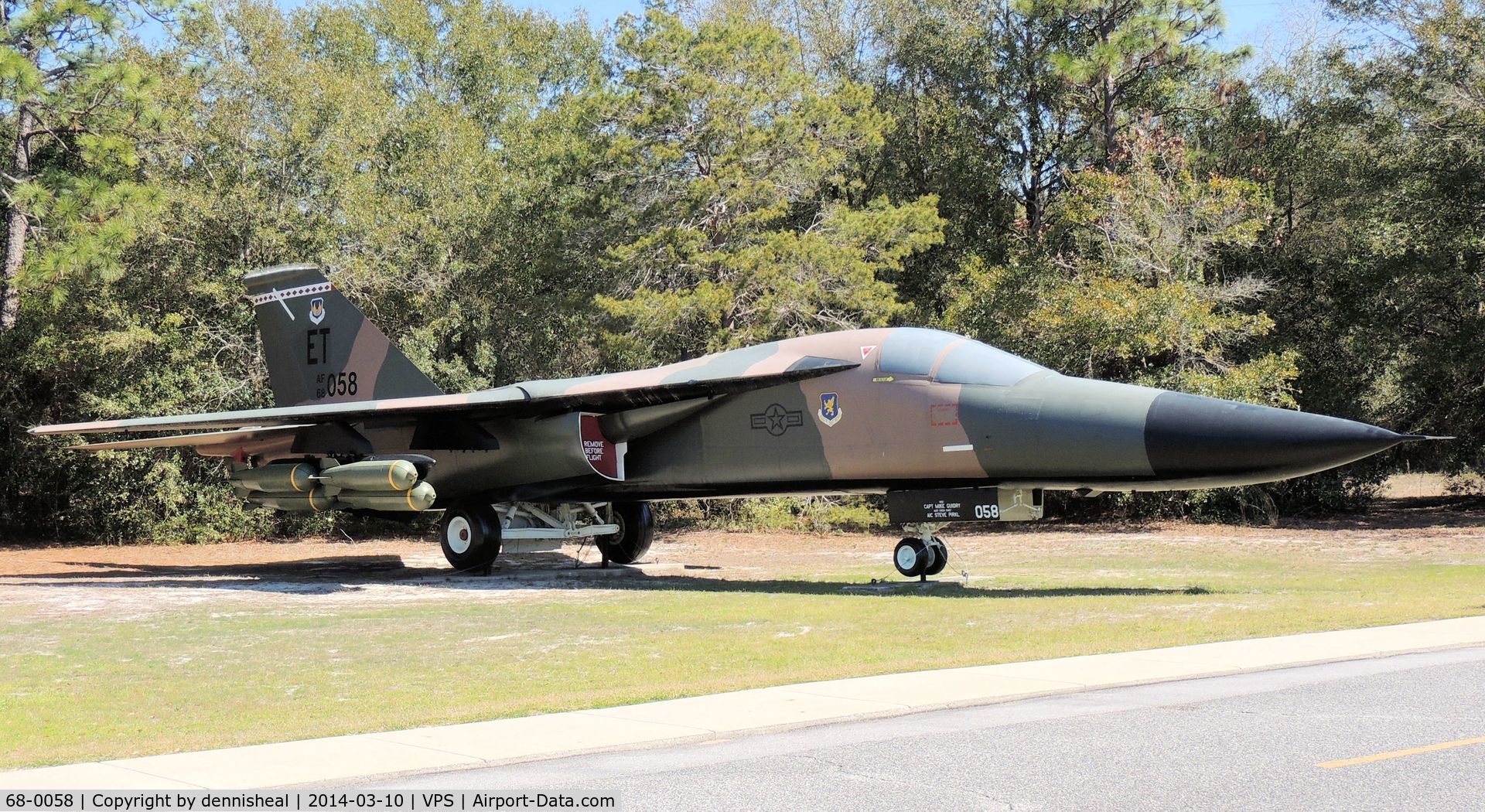 68-0058, 1968 General Dynamics F-111E Aardvark C/N A1-227, 1968 GENERAL DYNAMICS F-111E AARDVARK