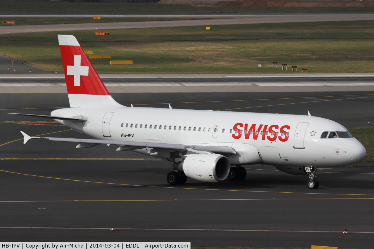 HB-IPV, 1996 Airbus A319-112 C/N 578, Swissair
