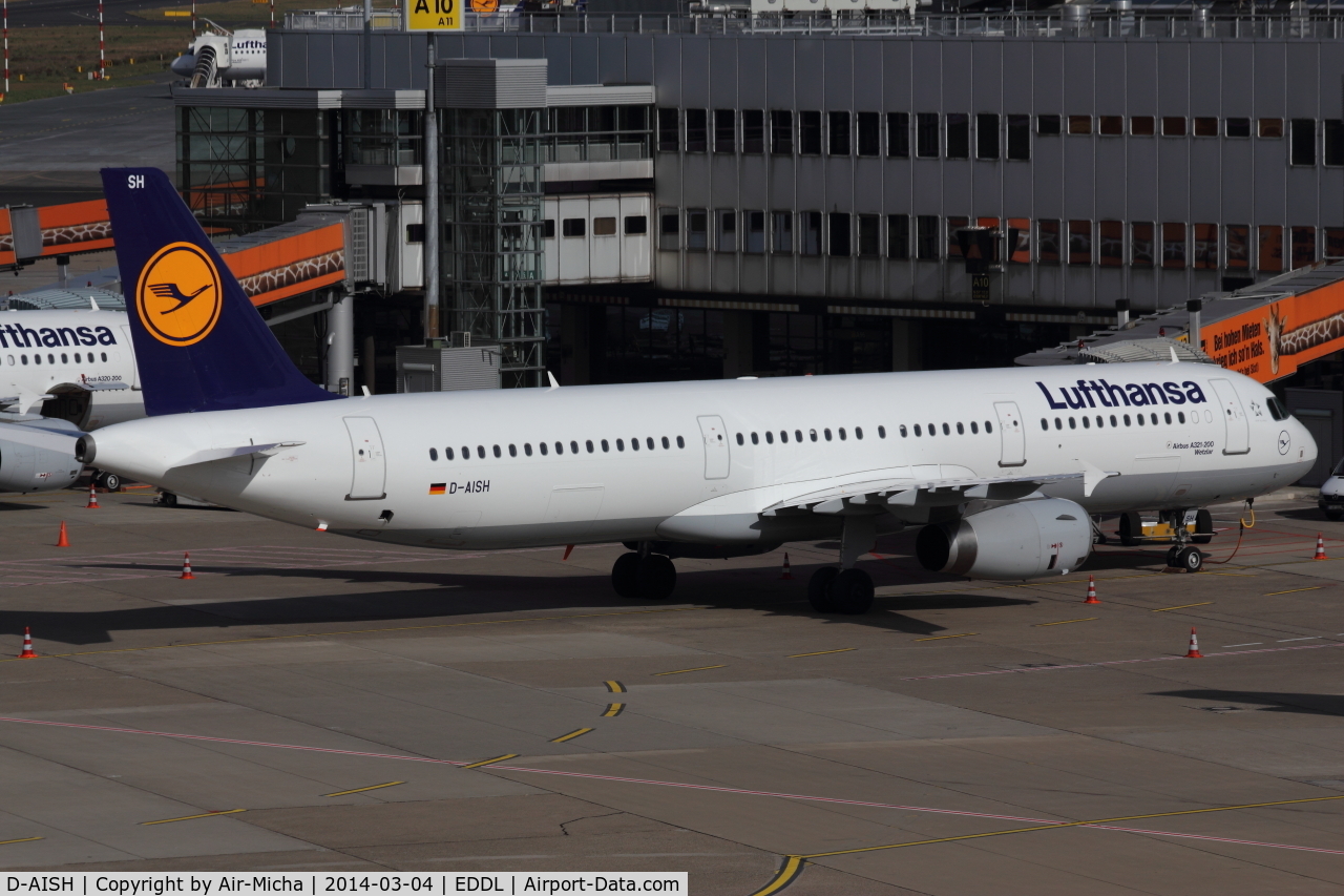 D-AISH, 2007 Airbus A321-231 C/N 3265, Lufthansa