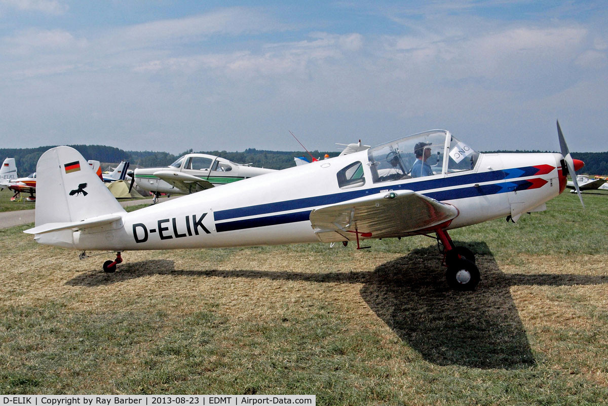 D-ELIK, 1959 Klemm Kl-107B C/N 104, Klemm KI.107B [104] Tannheim~D 23/08/2013