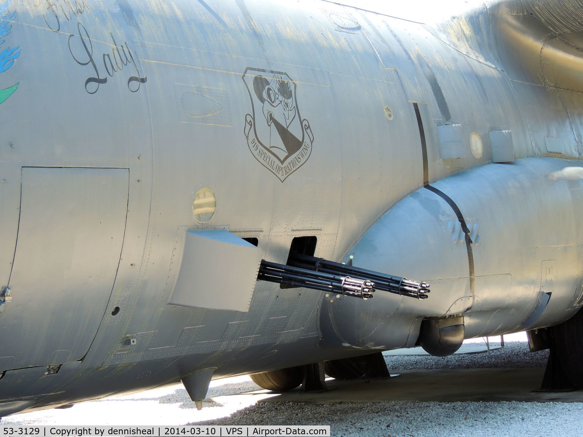 53-3129, 1953 Lockheed AC-130A-LM Hercules C/N 182-3001, 1953 LOCKHEED AC-130A-LM HERCULES MACHINE GUNS
