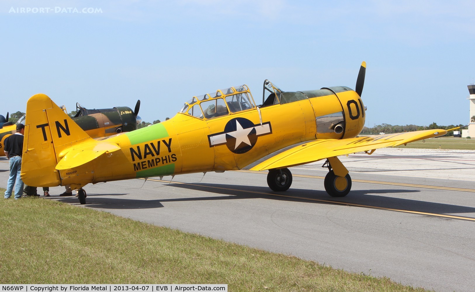 N66WP, 1951 North American T-6G Texan C/N 182-792, T-6G Painted as an SNJ