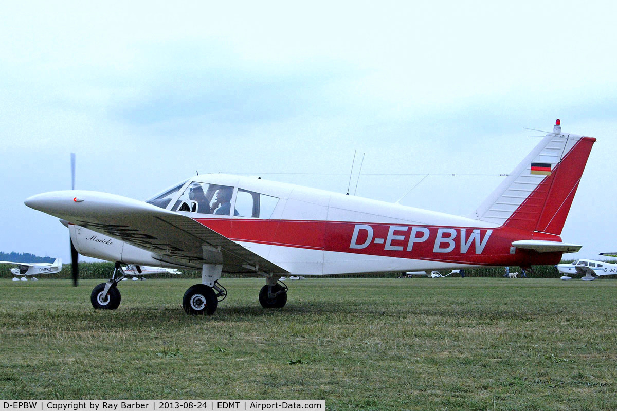 D-EPBW, 1962 Piper PA-28-160 Cherokee C/N 28-337, Piper PA-28-160Cherokee [28-337] Tannheim~D 24/08/2013