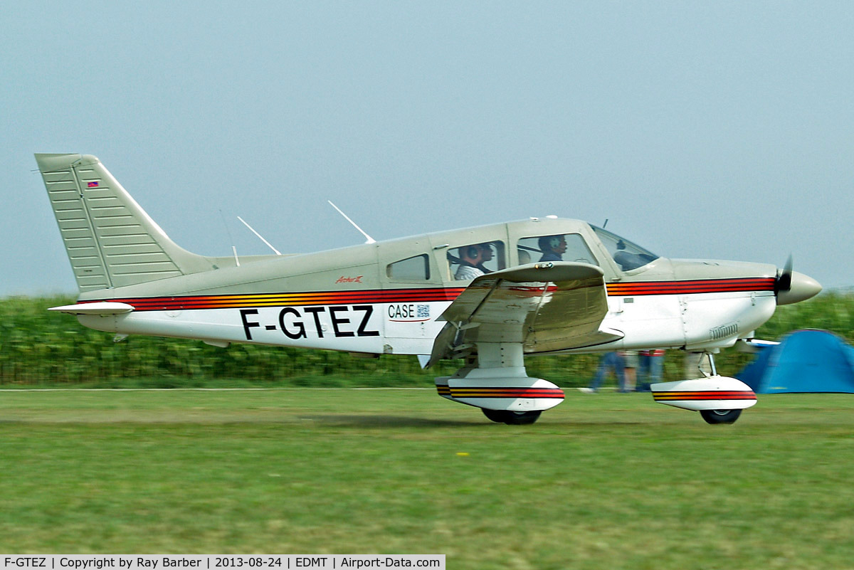 F-GTEZ, Piper PA-28-181 Archer C/N 28-90165, Piper PA-28-181 Archer II [2890165] Tannheim~D 24/08/2013