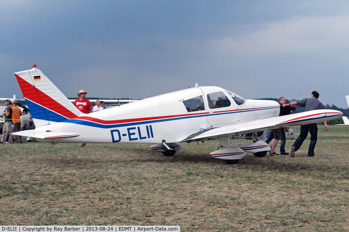D-ELII, Piper PA-28-140 C/N 28-26664, Piper PA-28-140 Cherokee C [28-26664] Tannheim~D 24/08/2013